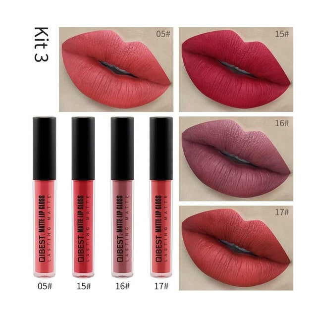 NICEFACE 3PCS Liquid Lipstick Set